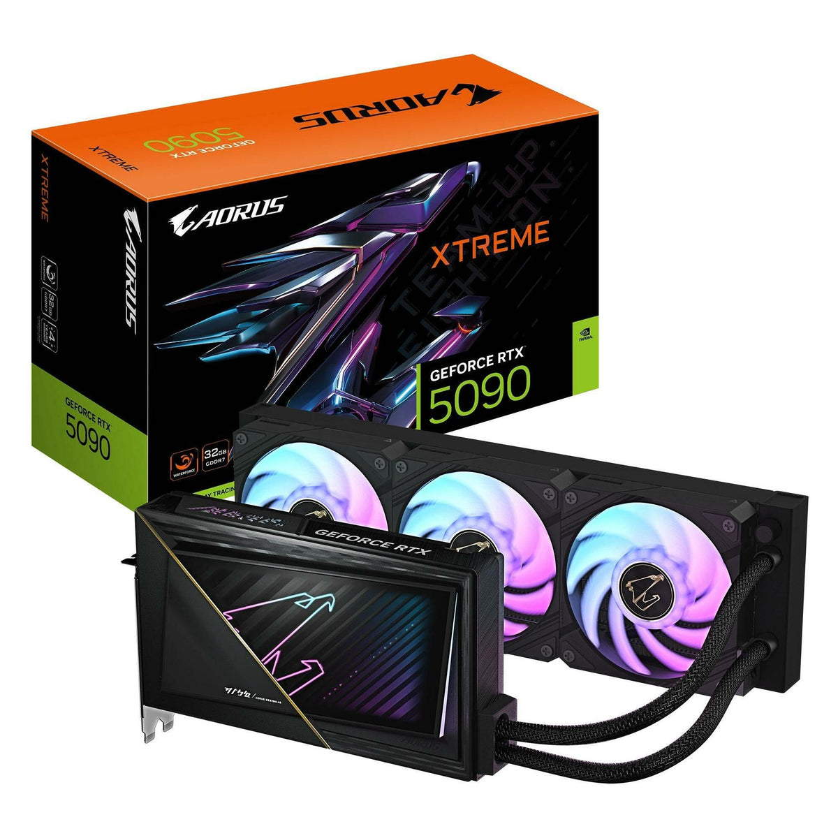 Gigabyte AORUS GeForce RTX 5090 Xtreme Waterforce (32 Go, GDDR7)