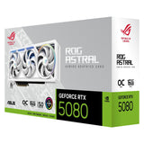 ASUS ROG Astral GeForce RTX 5080 White OC (16 Go, GDDR7)