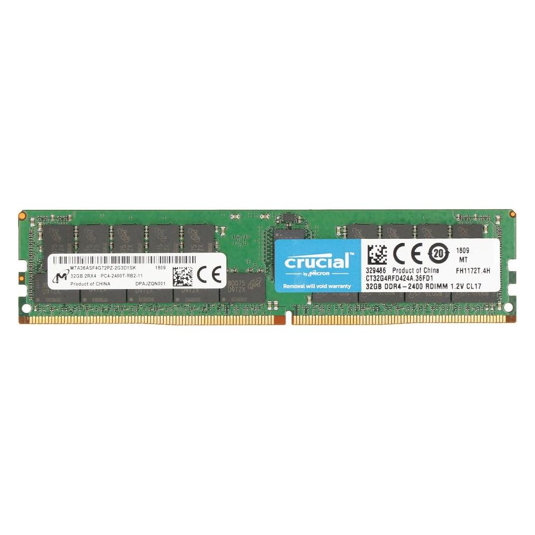 2-Power 32 Go DDR4 2400MHZ ECC RDIMM (2Rx4) (2 x 16GB, 2400 MHz, RAM DDR4, DIMM)