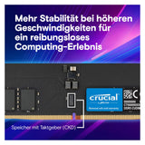 Crucial DDR5-6400 Kit 64GB 2x32GB CUDIMM CL52 (2 x 32GB, 3200 MHz, RAM DDR5, DIMM)