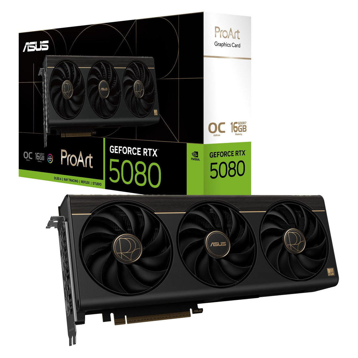 ASUS ProArt GeForce RTX 5080 OC Edition (16 Go, GDDR7)