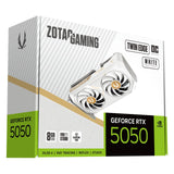 Zotac GAMING GeForce RTX 5050 Twin Edge OC White 8GB GDDR6 Grafikkarte 3x DP, 1x HDMI (8 Go, GDDR6)