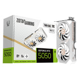 Zotac GAMING GeForce RTX 5050 Twin Edge OC White 8GB GDDR6 Grafikkarte 3x DP, 1x HDMI (8 Go, GDDR6)
