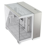 Corsair 2500X (blanc/aluminium, verre trempé x 2) (ATX, mATX, Mini-ITX)
