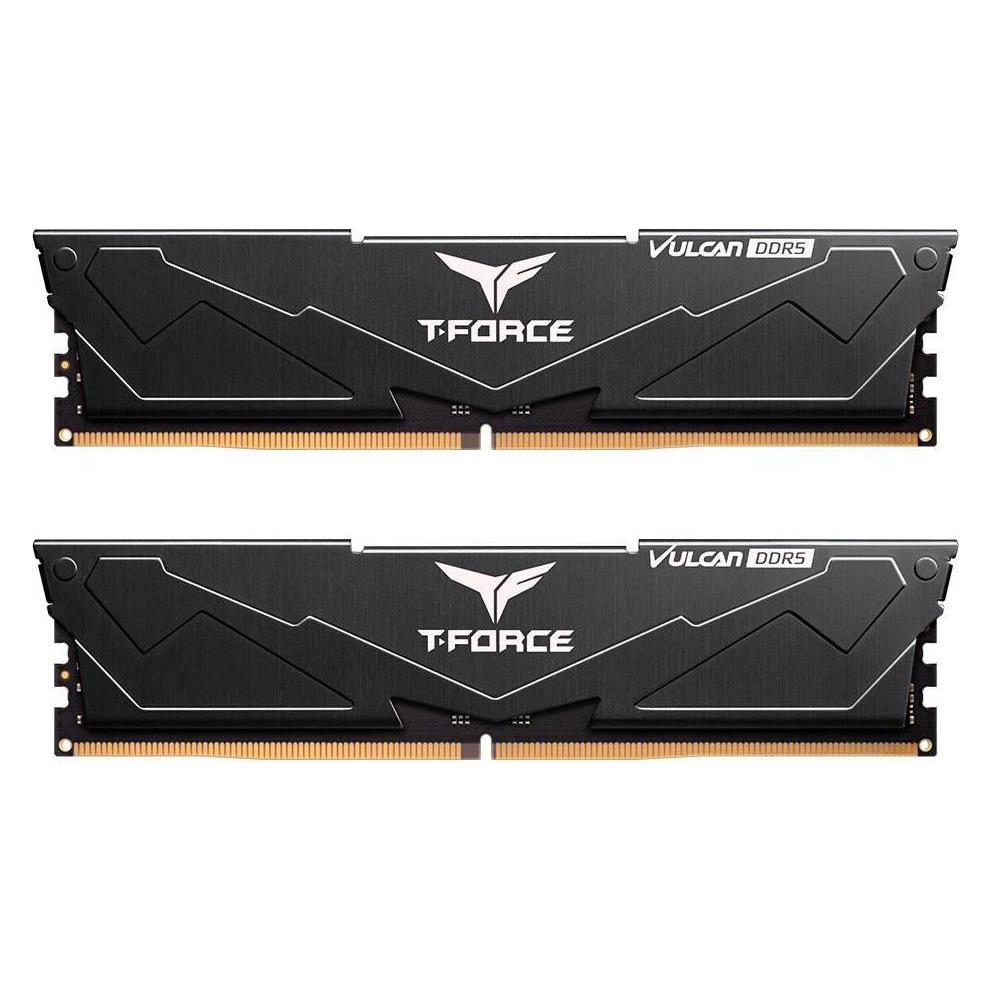 Team Group RAM Team D5 6000 32GB C30 Vulcan black K2 (2 x 16GB, 6000 MHz, RAM DDR5, DIMM)