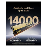 Lexar SSD NVMe PCIe 5.0 Gen5 1TB - 14 000 MB/s, contrôle thermique avancé, DirectStorage