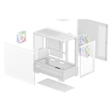 Deepcool CG380 3F WH (mATX, Mini-ITX)