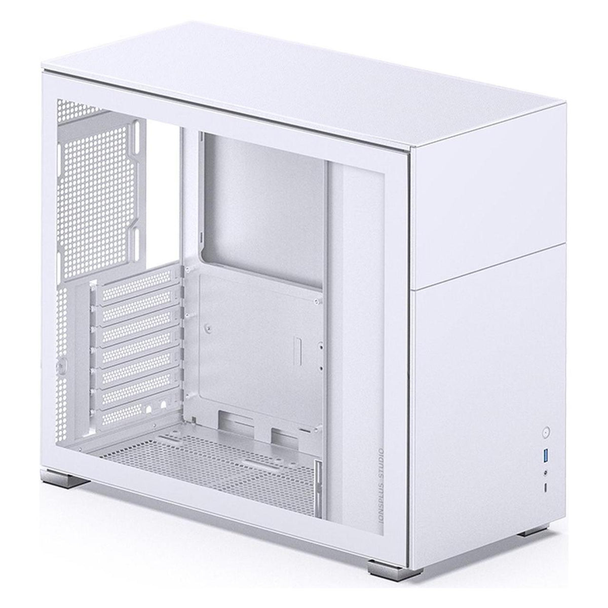 Jonsbo D41 Boîtier ATX, verre trempé - blanc (ATX, mATX, Mini-ATX)