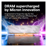 Crucial Pro DDR5-6400 Kit 32GB 2x16GB UDIMM CL32 W Overclocking (2 x 16GB, 6400 MHz, RAM DDR5, DIMM)