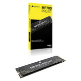 Corsair MP700 PRO XT 1TB (no heatsink) NVMe PCIe M.2 SSD (1000 Go, M.2 2280)