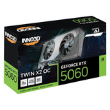 Inno3D RTX5060 Twin X2 OC 8GB GDDR7 HDMI 3xDP (8 Go, GDDR7)