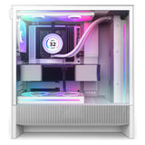 NZXT H5 Flow RGB ( 2024 ) (weiss, Tempered Glass) (ATX, mATX, Micro-ITX, Mini-ITX)