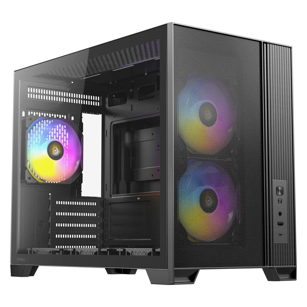 Antec FLUX M ATX/Micro-ATX/ITX Boîtier Midi Tour PC (ITX, mATX)