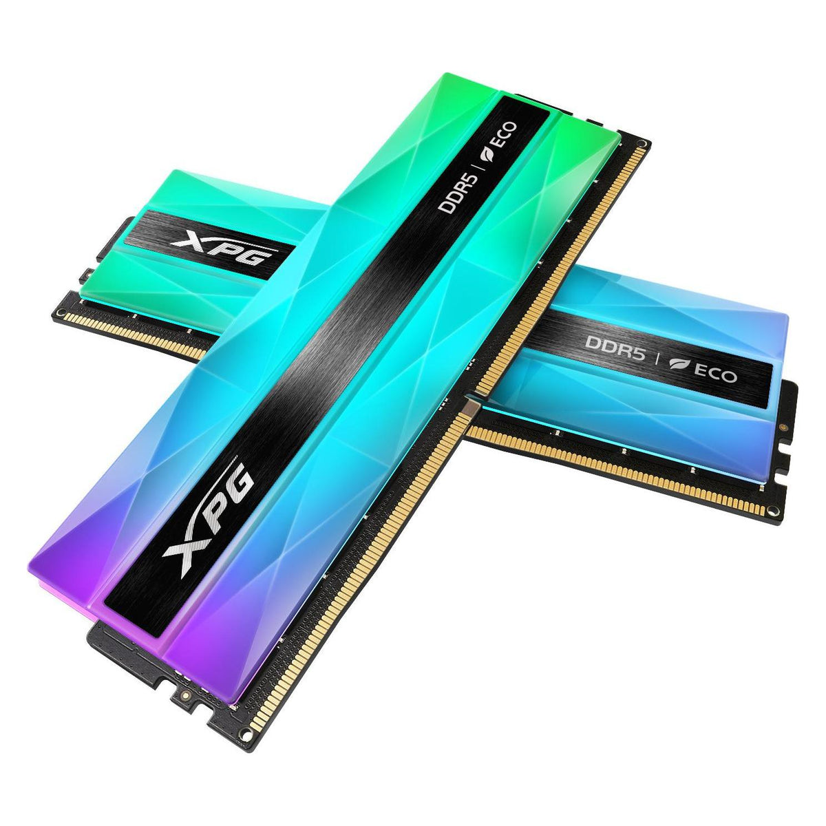 Adata DDR5 32GB 8000-38 K2 XPG Lancer Neon RGB silvergray (2 x 16GB, 8000 MHz, RAM DDR5, U-DIMM)