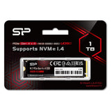 Silicon Power M.2 2280 PCIe 1TB SSD UD90 Gen4x4 NVMe 4500/1950 MB/s (1000 Go, M.2 2280)