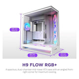 NZXT H9 Flow RGB (2025) (ATX, E-ATX, mATX, Mini-ITX)