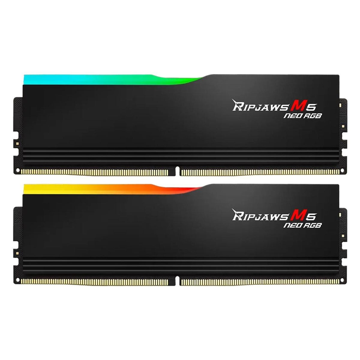 G.Skill DIMM 64 GB DDR5-6000 (2x 32 GB) Dual-Kit (schwarz, F5-6000J3238G32GX2-RM5NRK, Ripjaws M5 Neo, INTEL (2 x 32GB, 6000 MHz, RAM DDR5, DIMM)