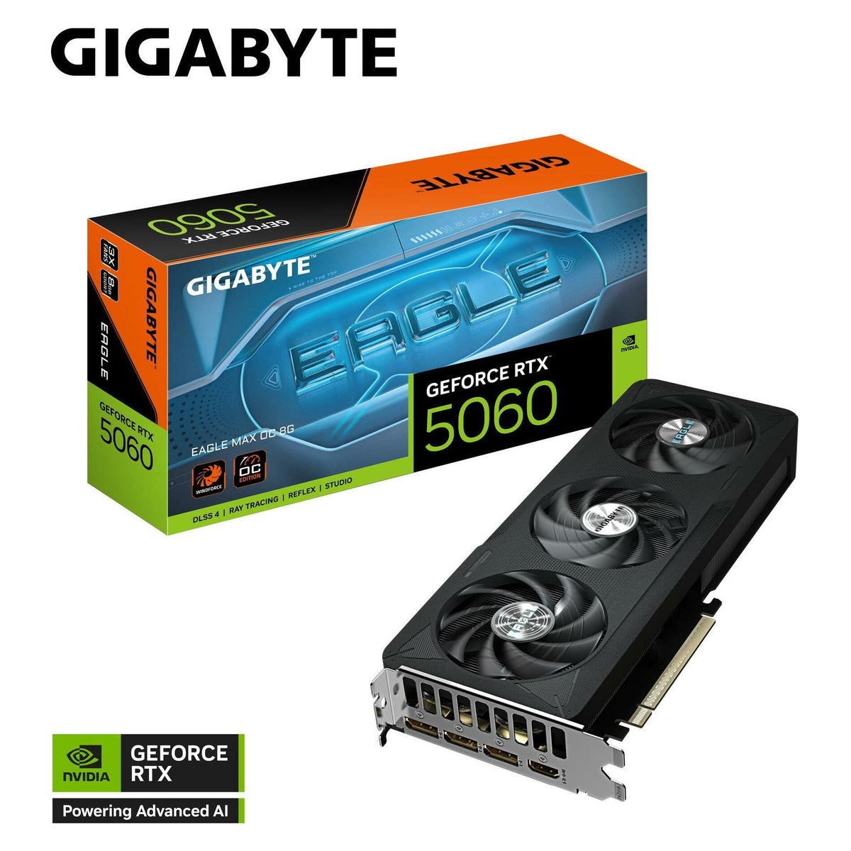 Gigabyte RTX 5060 Eagle Max OC (8 Go, GDDR7)
