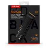 WD Black SN850X mit Heatsink powered by SANDISK (4000 Go, M.2 2280)