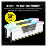 Corsair RAM D5 6400 32GB C32 Vengeance RGB K2 W (2 x 16GB, 6400 MHz, RAM DDR5, DIMM)