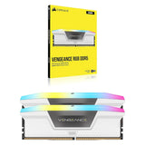 Corsair RAM D5 6400 32GB C32 Vengeance RGB K2 W (2 x 16GB, 6400 MHz, RAM DDR5, DIMM)