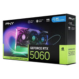 PNY GeForce RTX 5060 Epic-X RGB Overclocked Triple Fan (8 Go, GDDR7)