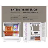Antec Aller Gamer C7 ARGB White Full Tower blanc détail (ATX, ITX, mATX)