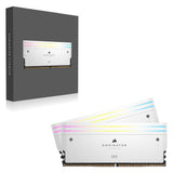 Corsair RAM D5 6000 64GB C30 Dom Titanium K2 W (2 x 32GB, 4800 MHz, RAM DDR5, DIMM)