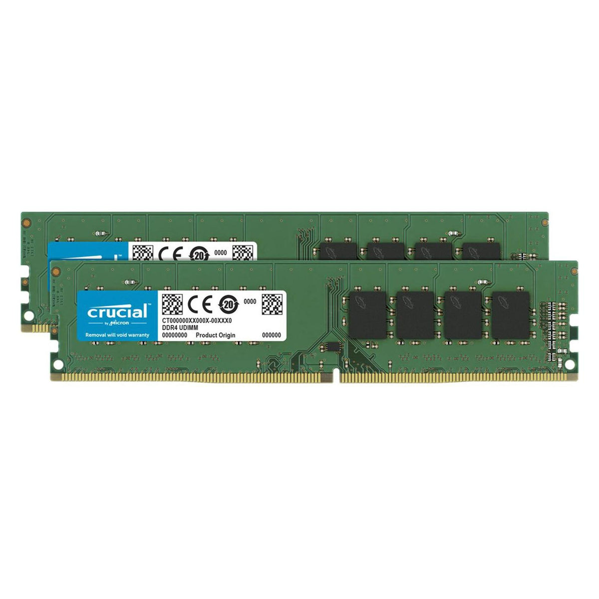 Crucial Desktop Memory (2 x 16GB, 3200 MHz, RAM DDR4, U-DIMM)