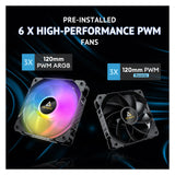 Antec FLUX M ATX/Micro-ATX/ITX Boîtier Midi Tour PC (ITX, mATX)