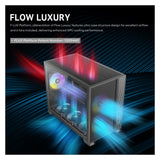 Antec FLUX M ATX/Micro-ATX/ITX Boîtier Midi Tour PC (ITX, mATX)