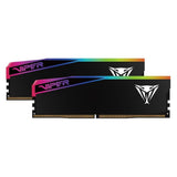 Patriot DDR5 PC6400 32 Go 2x16 Viper Elite 5 Ultra RGB CL32 (2 x 16GB, 6400 MHz, RAM DDR5, DIMM)