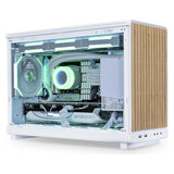 Lian-Li DAN Cases A3-mATX Wood Edition PC-Gehäuse, Tempered Glass, Micro-ATX - Buche, weiss (mATX, Mini-ITX)