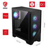 MSI GEH Midi MAG Forge 320R Airflow (ATX, mATX, Mini-ITX)