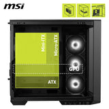 MSI MAG Pano 100R PZ (ATX, mATX, Mini-ITX)