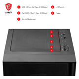 MSI MAG Forge 321R Airflow (ATX, mATX, Mini-ITX)