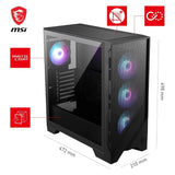 MSI MAG Forge 321R Airflow (ATX, mATX, Mini-ITX)