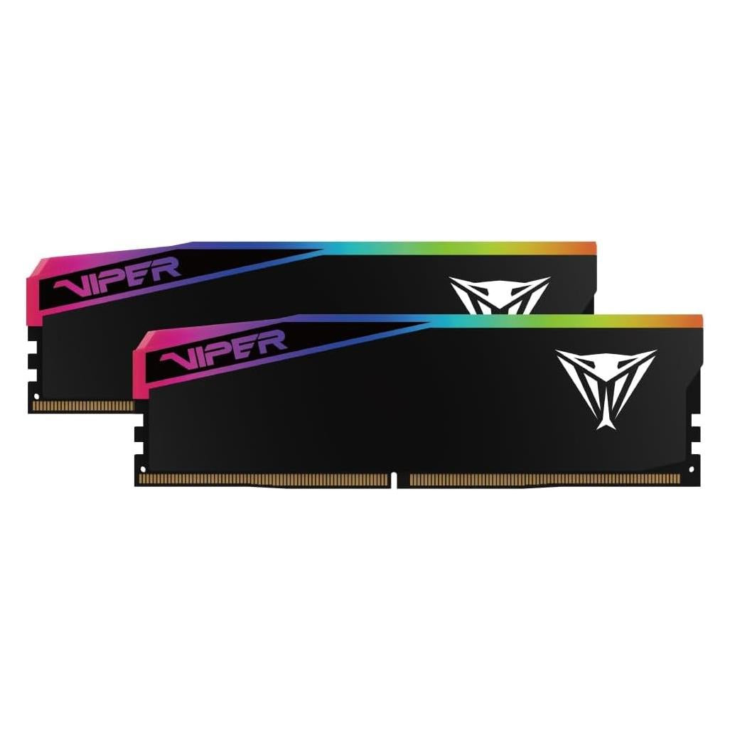 Patriot DDR5 PC6000 64GB 2x32 Viper Elite 5 Ultra RGB CL28 (VEUR564G6028K) (2 x 32GB, 6000 MHz, RAM DDR5)