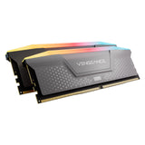 Corsair VENGEANCE RGB RS DDR5 6000MT/s 32GB - Grey (2 x 16GB, 6000 MHz, RAM DDR5, DIMM)