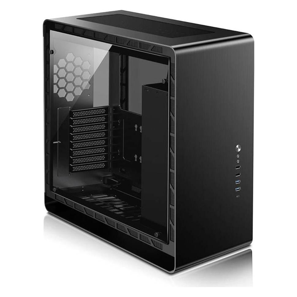 Jonsbo UMX6S E-ATX Tour midi, verre trempé - noir (ATX, E-ATX, mATX, Mini-ITX)