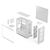 Fractal Pop 2 Air White TG RGB (weiss, Tempered Glass) (ATX, mATX, Mini-ITX)