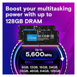 Crucial CT2K32G56C46S5 (2 x 32GB, 5600 MHz, RAM DDR5, SO-DIMM)
