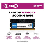 Origin Storage 64 Go DDR5 4800 MHz PWS 76/7770 (2 x 32GB, 4800 MHz, RAM DDR5, SO-DIMM)