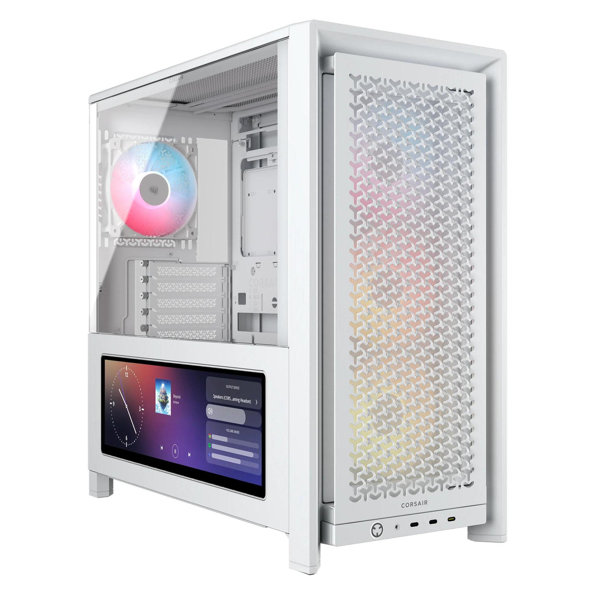Corsair 4000D FRAME LCD RS ARGB WHT CASE (ATX, E-ATX, mATX, Mini-ITX)