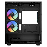 AeroCool Viewport Mini-G-BK-v4 ARGB (schwarz, Tempered Glass x 2) (mATX, Mini-ITX)