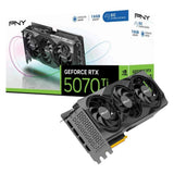 PNY GeForce RTX 5070Ti 16GB OC Triple Fa (16 Go, GDDR7)