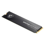 MSI SSD 4TB Spatium M571 (M.2 2280) PCIe Gen5 x4 NVMe (4000 Go, M.2, M.2 2280)