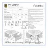 Lian-Li RS Series 80 PLUS Gold Netzteil, ATX 3.1, modular - 1.000 Watt, weiss (1000 W)