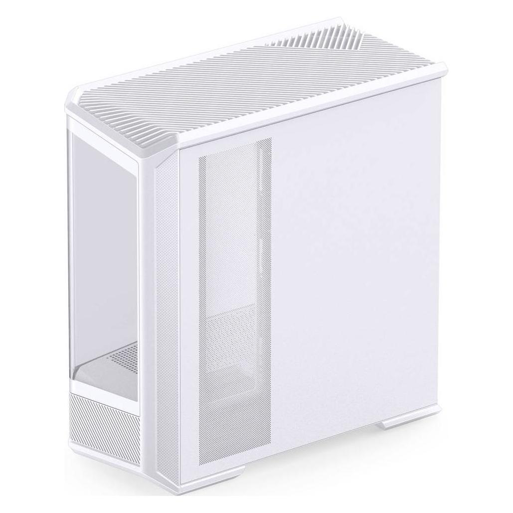 Jonsbo D400 PC-Gehäuse, Midi Tower, ATX, Tempered Glass - weiss (ATX, mATX, Mini-ITX)