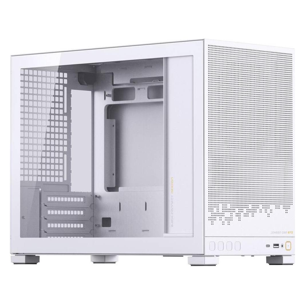 Jonsbo D32 STD White PC-Gehäuse, Mini-Gehäuse, mATX, Tempered Glass - weiss (mATX, Mini-ITX)